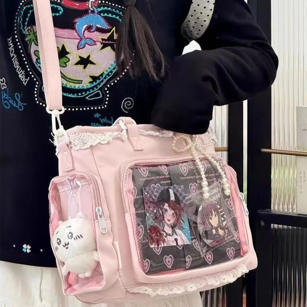 SHIREEN Kawaii Transparent Crossbody Bag